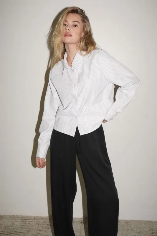 Rai Button Up - White and Black sold by LNA