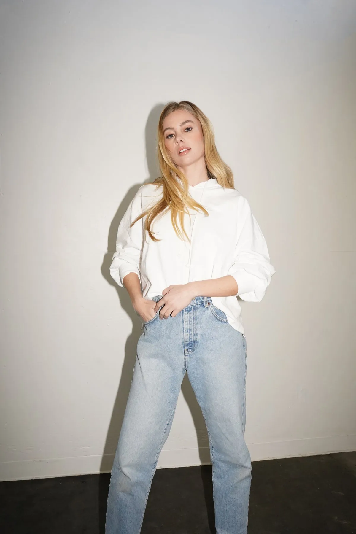 Jones Hoodie - White sold by LNA