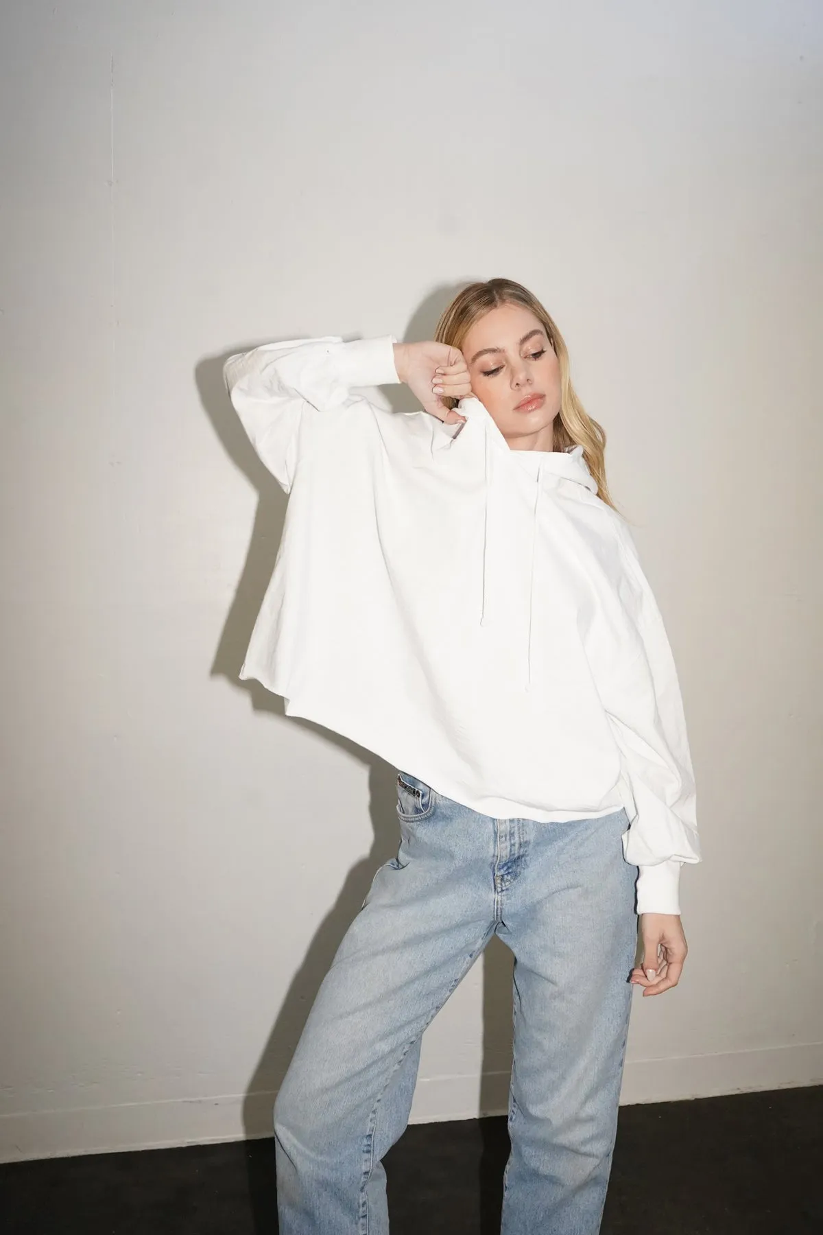 Jones Hoodie - White sold by LNA product image thumbnail 3