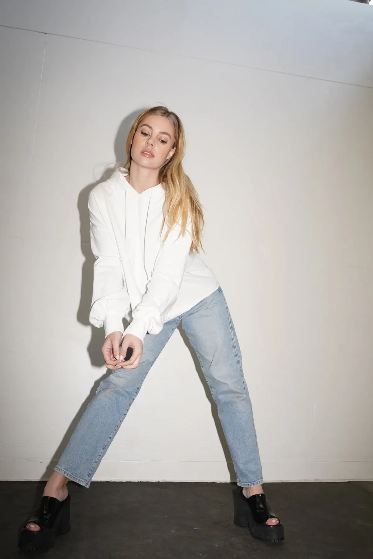 Jones Hoodie - White sold by LNA product image thumbnail 5