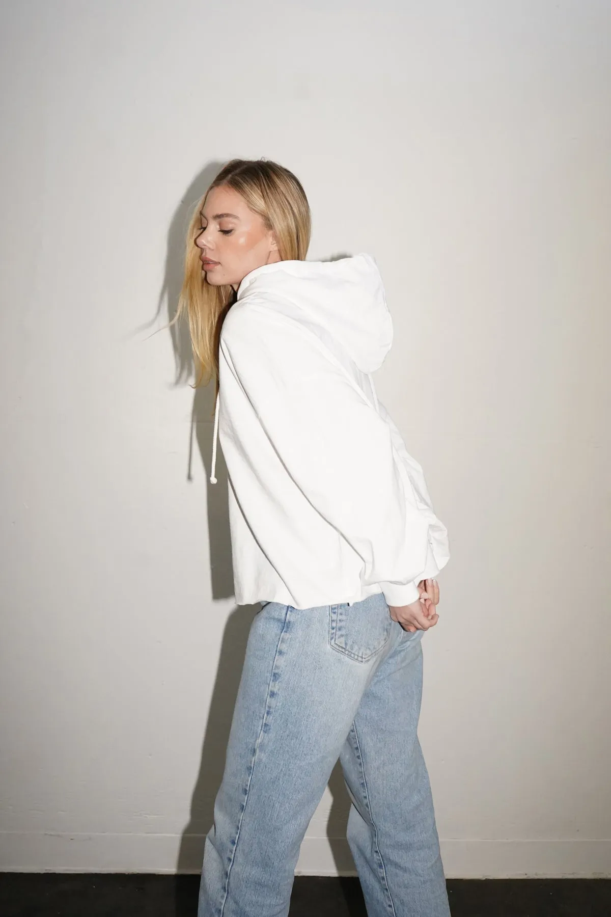 Jones Hoodie - White sold by LNA product image thumbnail 4