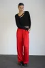 Silky Wide Leg Pant - Red sold by LNA