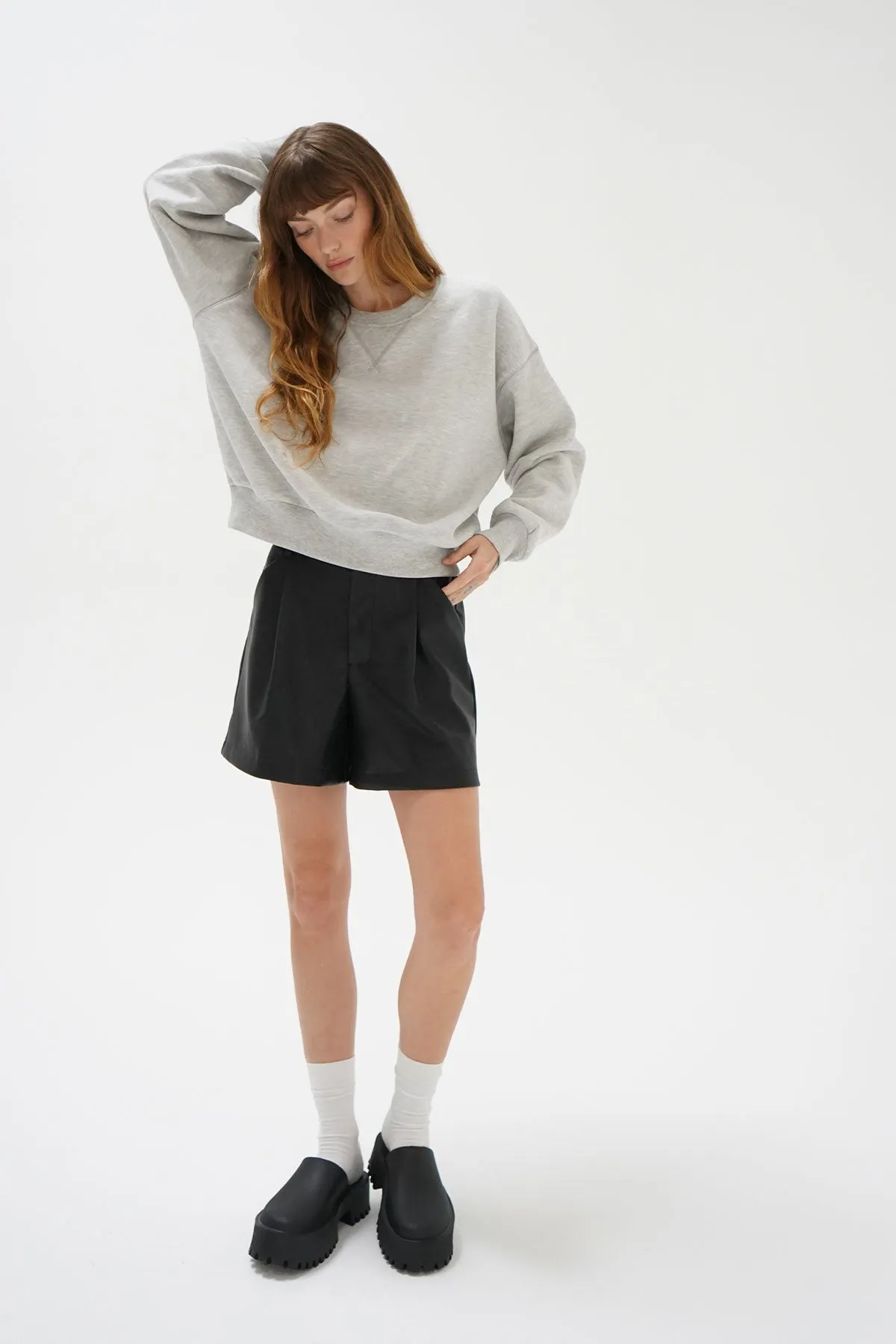 Vintage Gym Sweatshirt - Heather Grey sold by LNA product image thumbnail 4