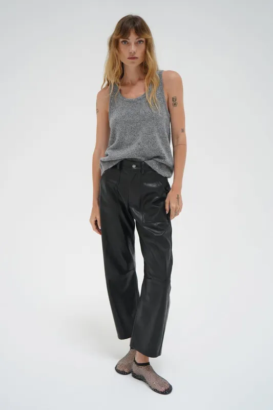 Audra Sparkle Sweater Tank - Grey sold by LNA