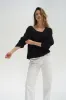 Angle V Sweater - Black sold by LNA