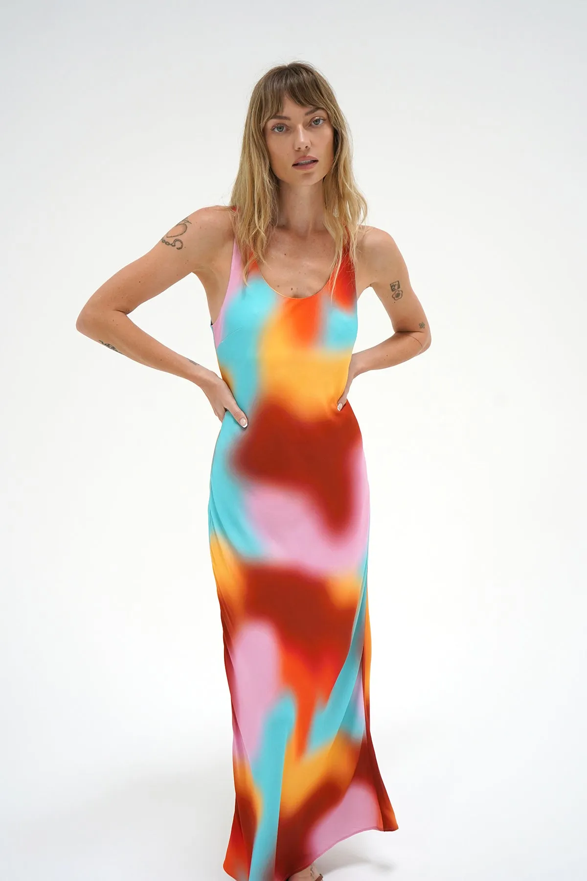 Erina Dress - Mirage Print sold by LNA