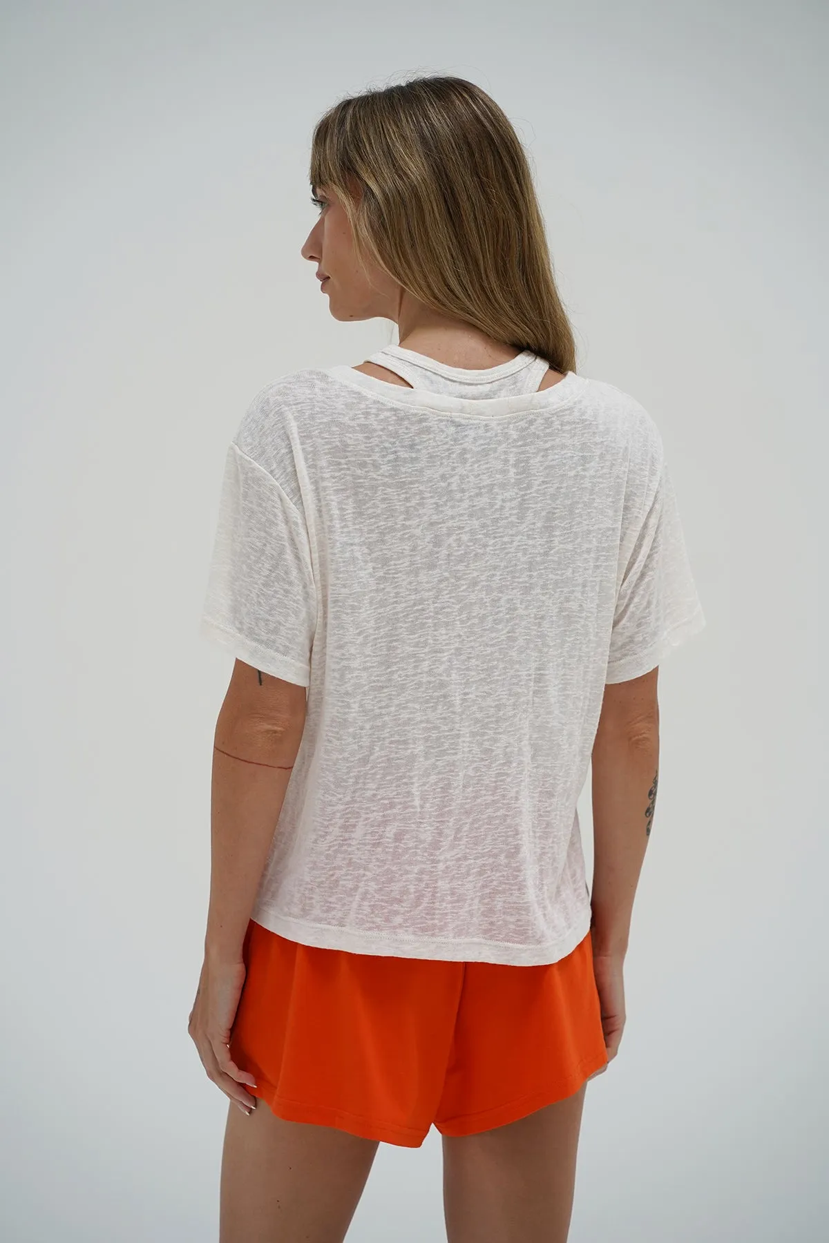 Walker Tee - Whisper White sold by LNA product image thumbnail 3