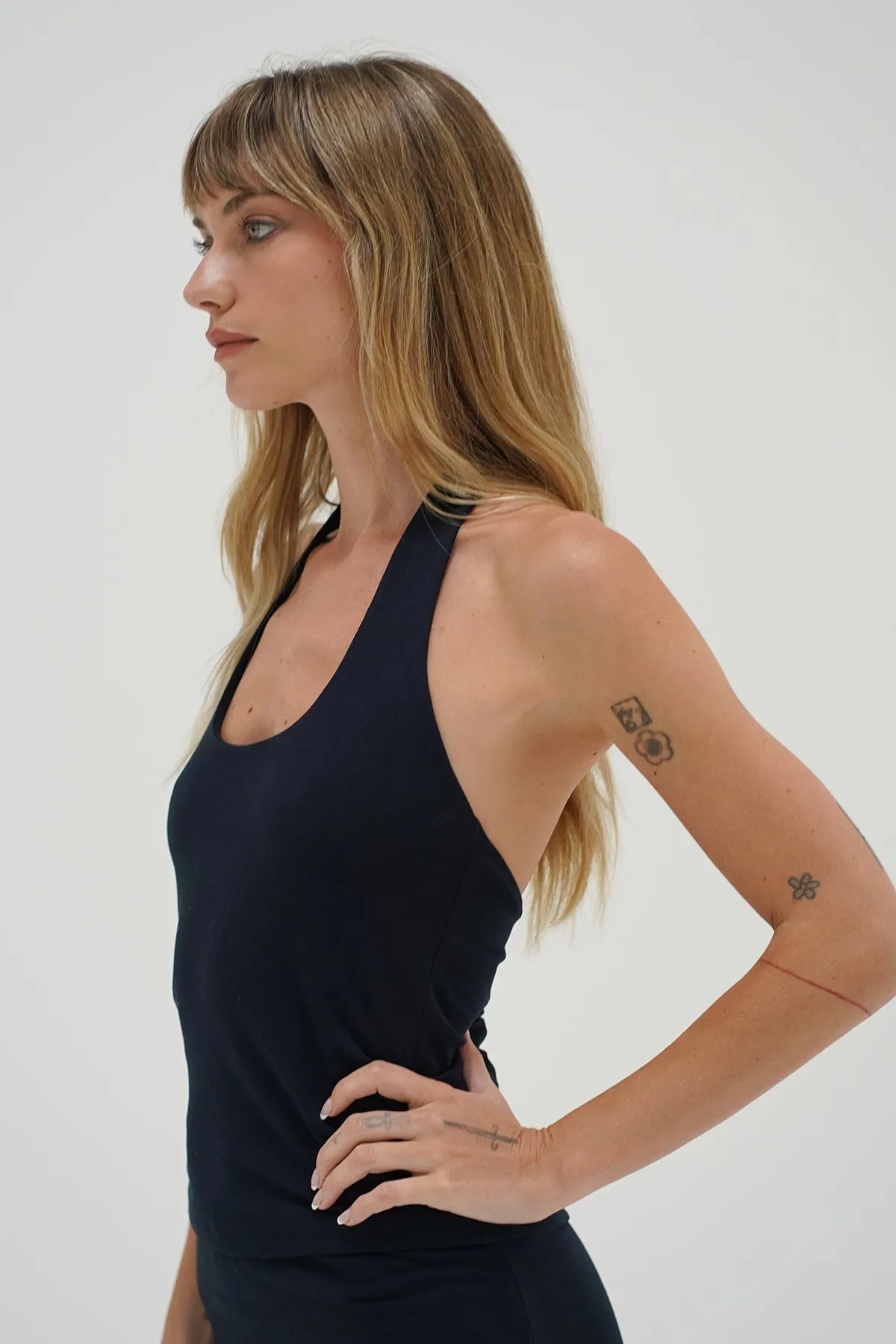 Mia Halter Top - Midnight Sky sold by LNA product image thumbnail 2