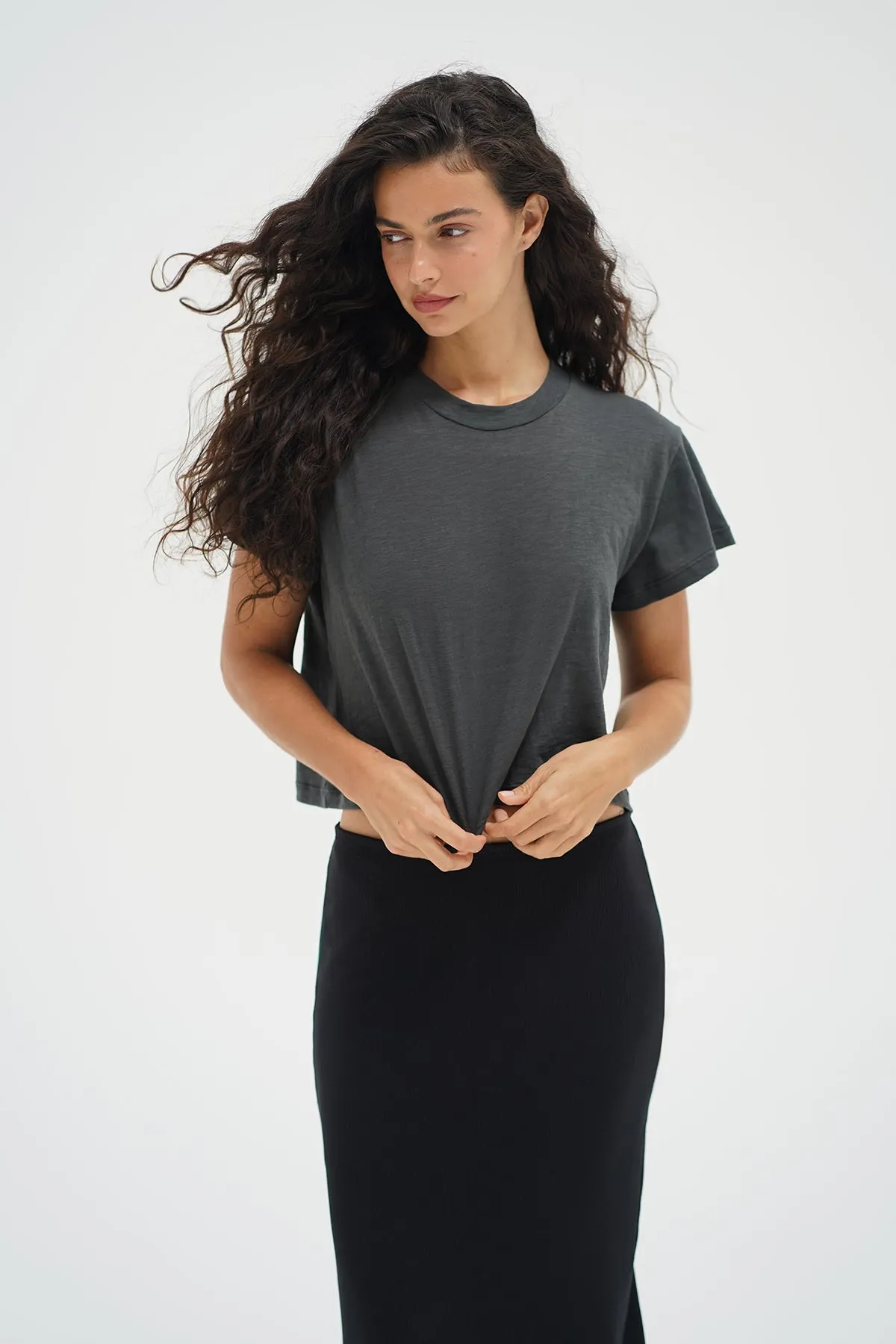 Ava Tee - Pirate Black sold by LNA product image thumbnail 2