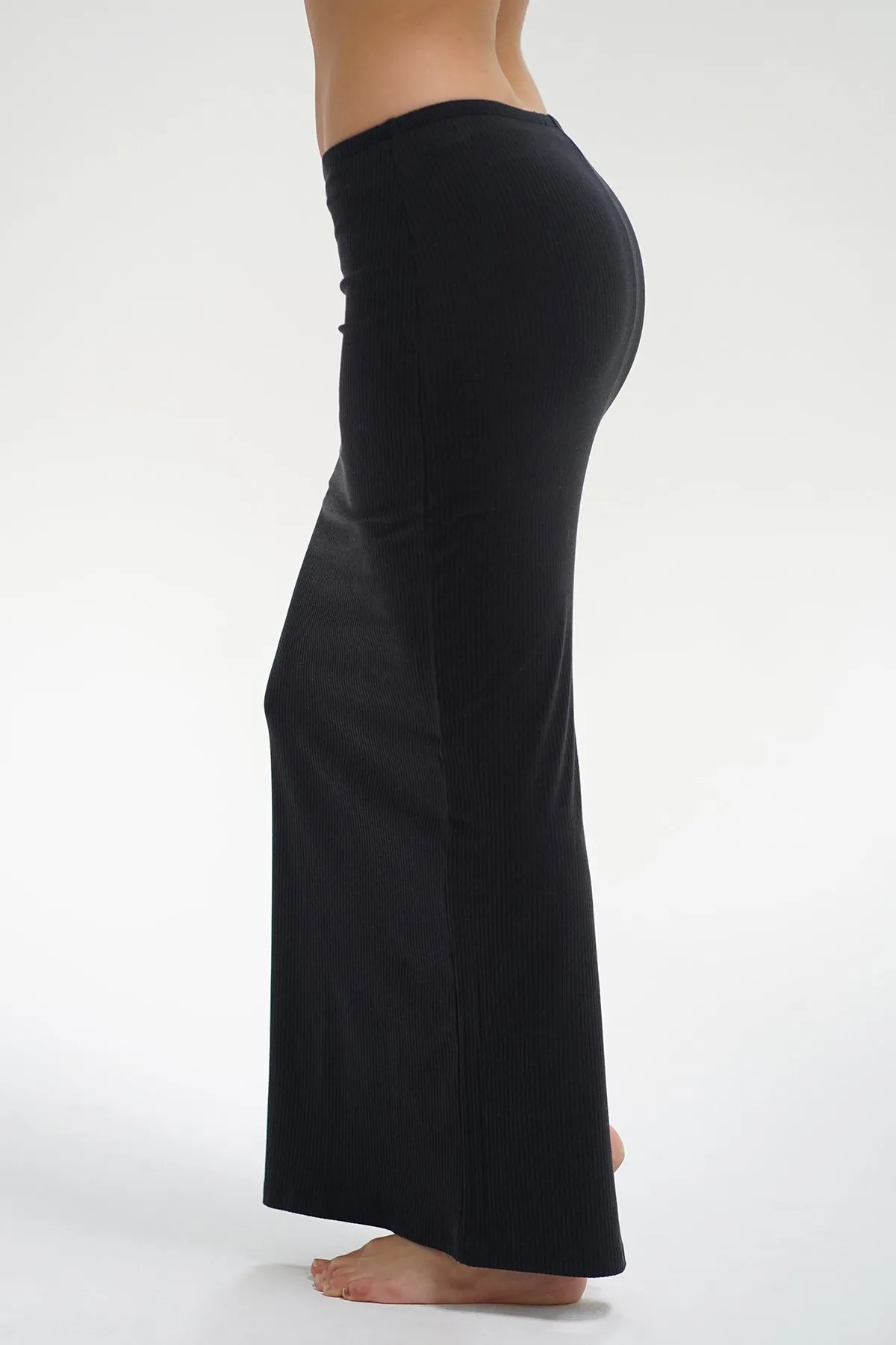 Landon Ribbed Skirt - Black sold by LNA product image thumbnail 2