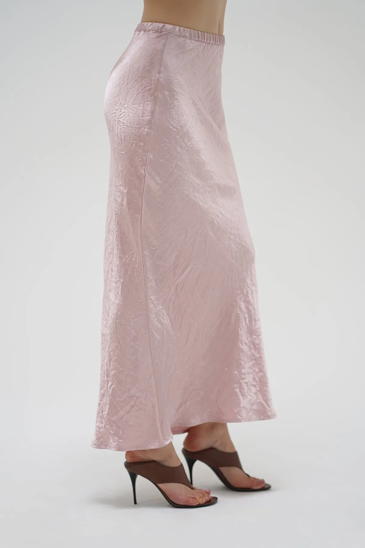 Eva Shine Skirt - Rosewater Shine sold by LNA product image thumbnail 3