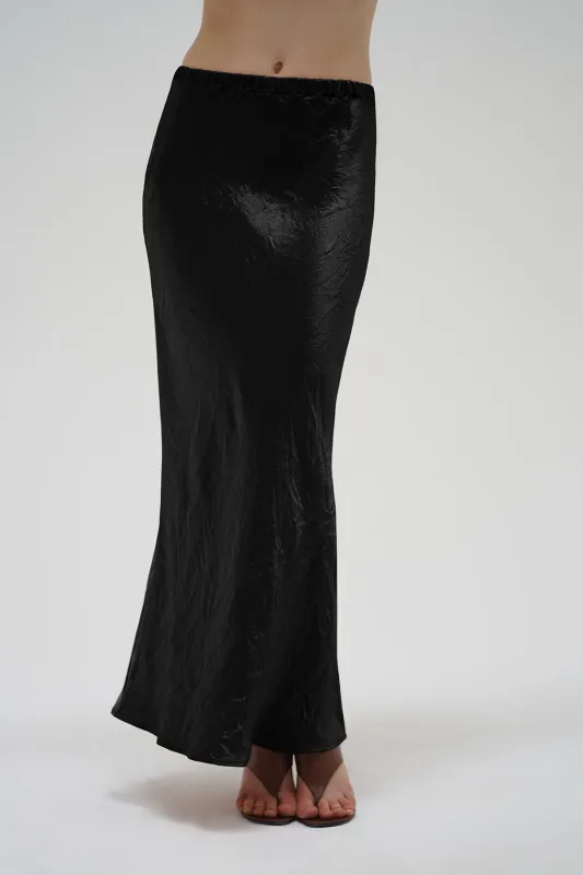 Eva Shine Skirt - Black sold by LNA