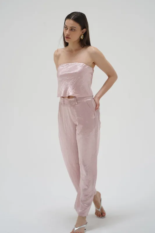 Kait Shine Pant - Rosewater sold by LNA