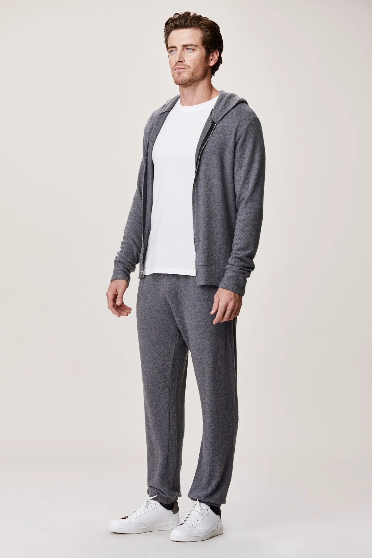 Men's Brushed Sweatpant - Grey sold by LNA product image thumbnail 4