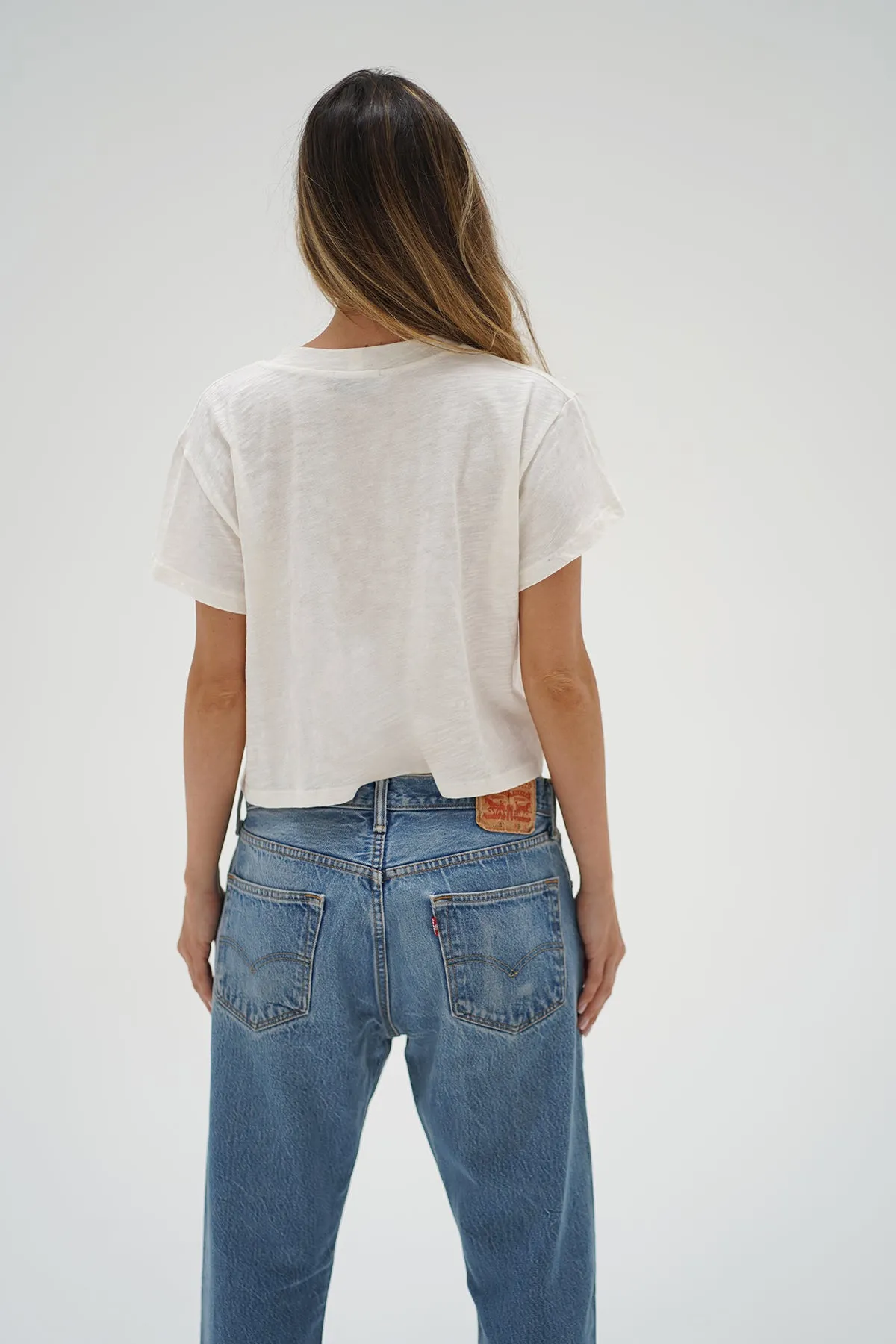 Ava Tee - Ivory sold by LNA product image thumbnail 4