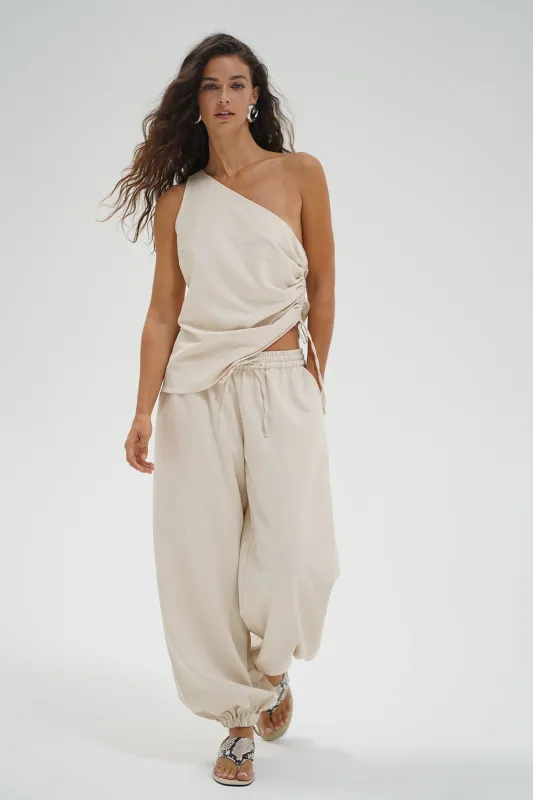 Milano Pant - Canvas Cream made by LNA