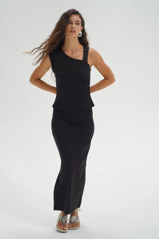 Slater Skirt - Liquid Onyx made by LNA