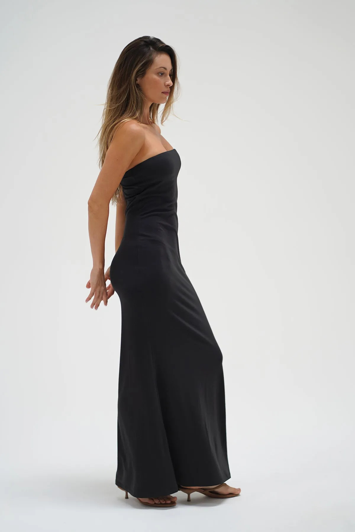 Frame Spandex Jersey Dress - Black sold by LNA product image thumbnail 4