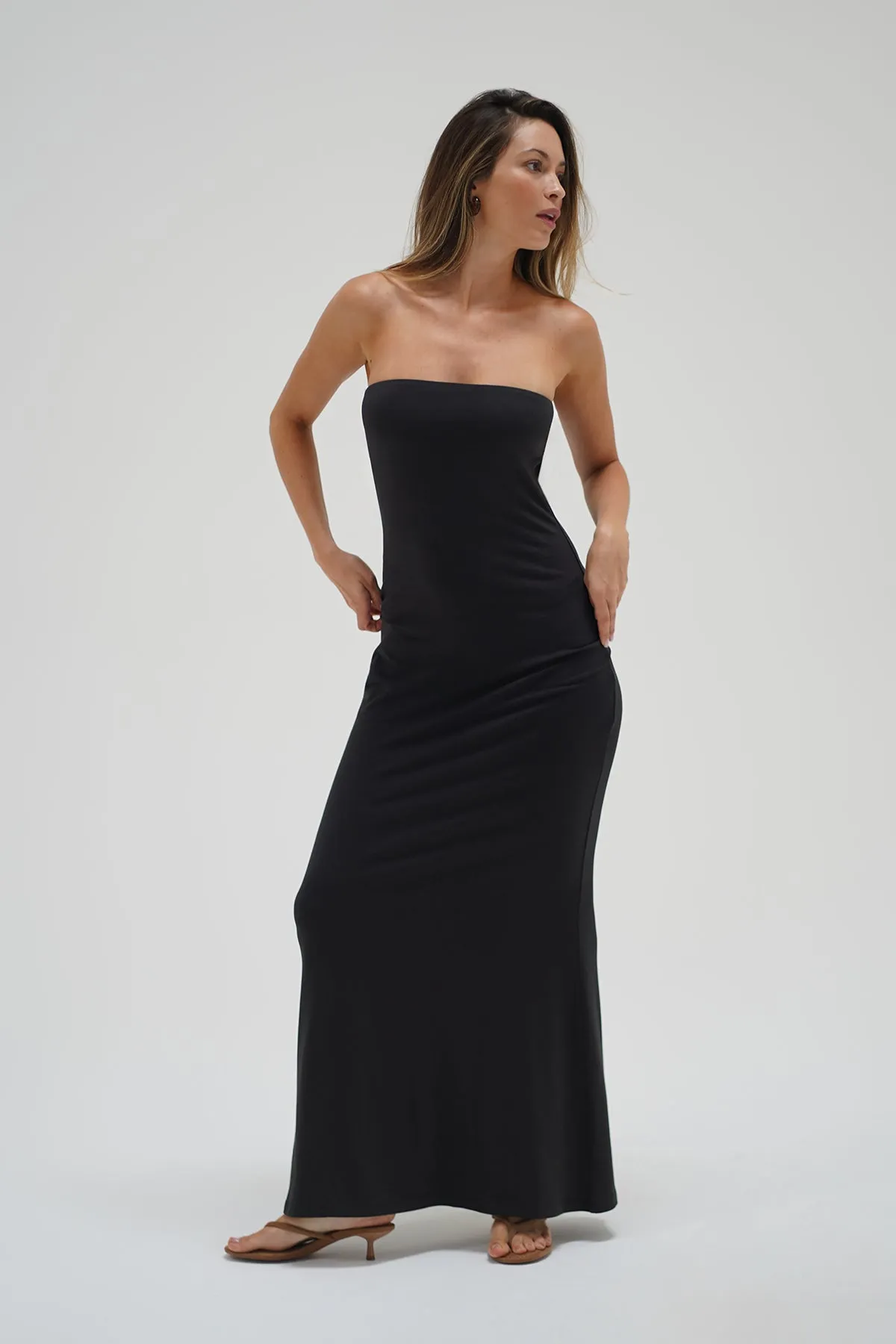 Frame Spandex Jersey Dress - Black sold by LNA product image thumbnail 3