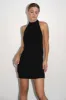 Dallas Tie Back Halter Dress - Black sold by LNA