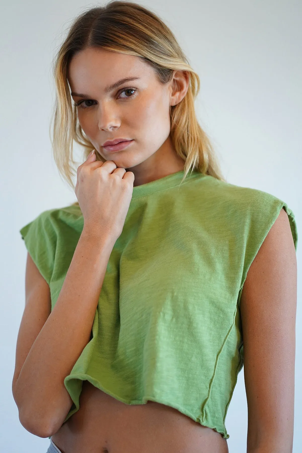 Pivot Sleeveless - Meadow Green sold by LNA