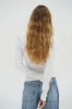 Emory Notch Long Sleeve - White sold by LNA