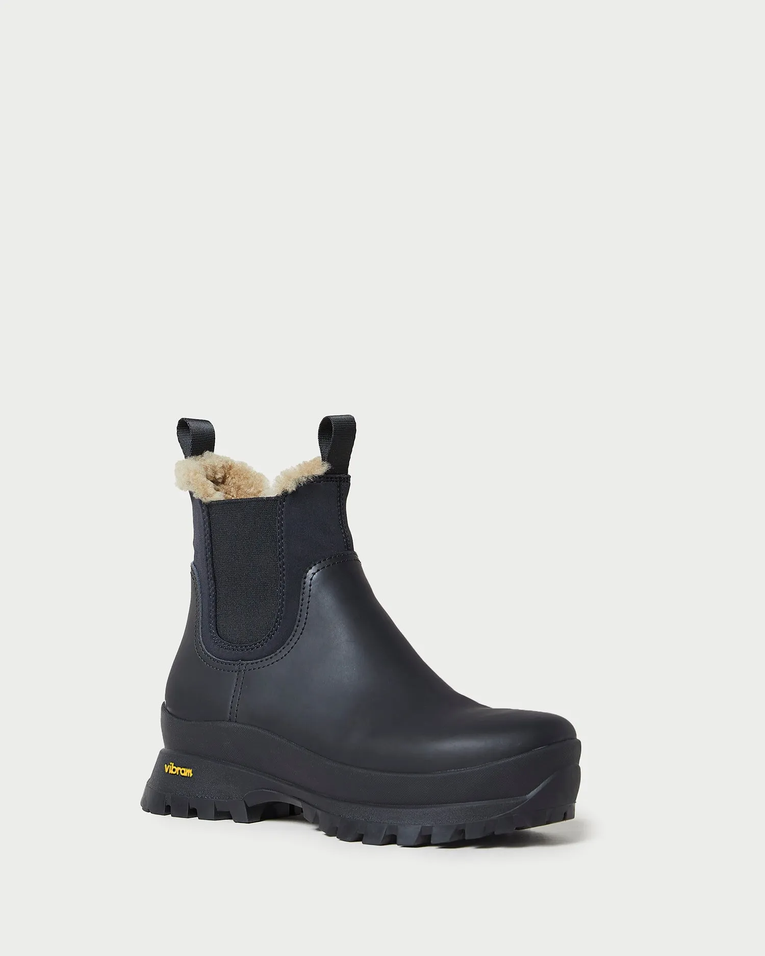 Tara Black Shearling-Lined Boot sold by Loeffler Randall product image thumbnail 3