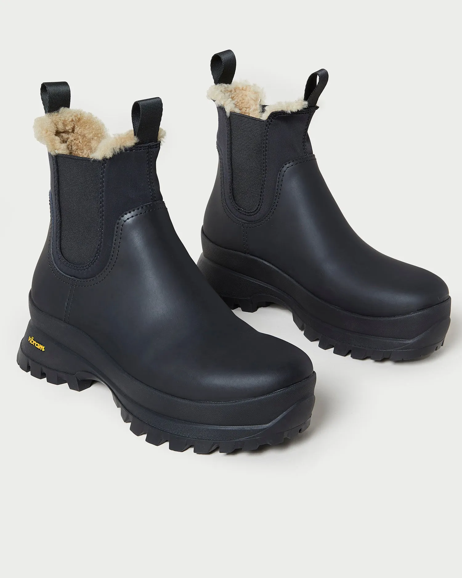 Tara Black Shearling-Lined Boot sold by Loeffler Randall product image thumbnail 4
