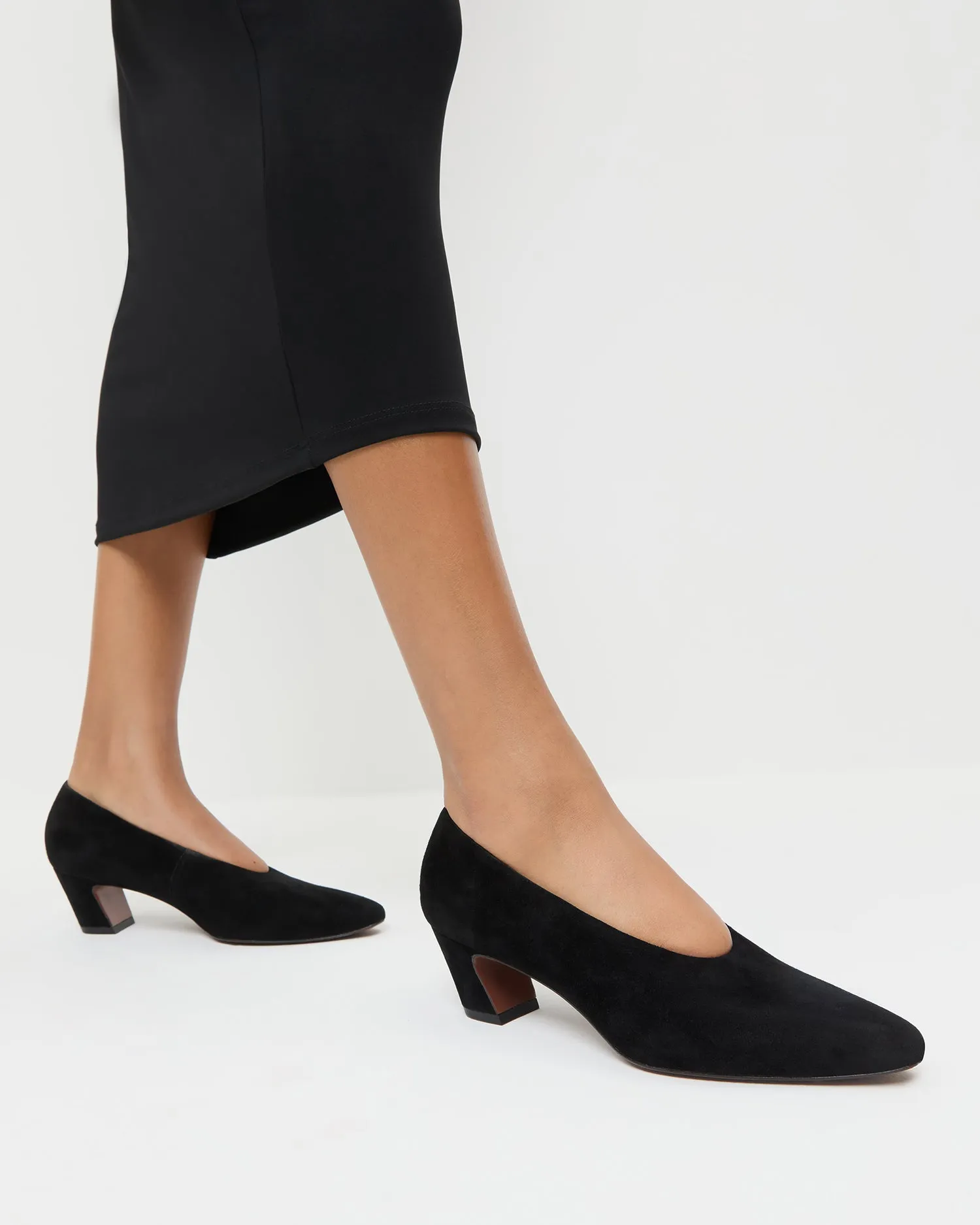 Neive Black Suede Low Pump sold by Loeffler Randall product image thumbnail 2