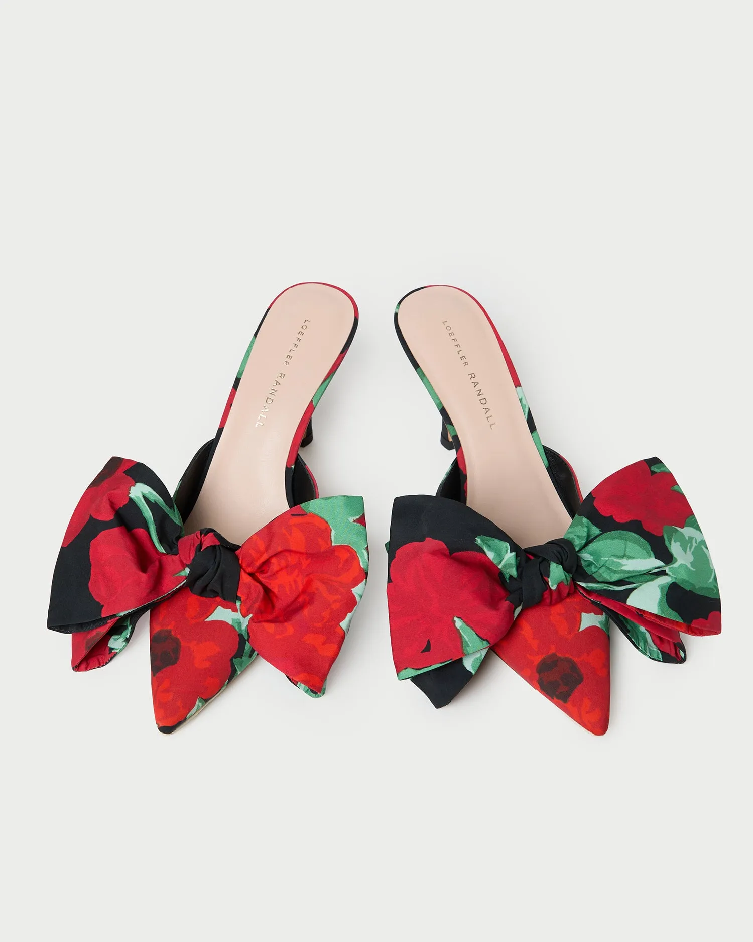 Margot Black Floral Bow Mule sold by Loeffler Randall product image thumbnail 3