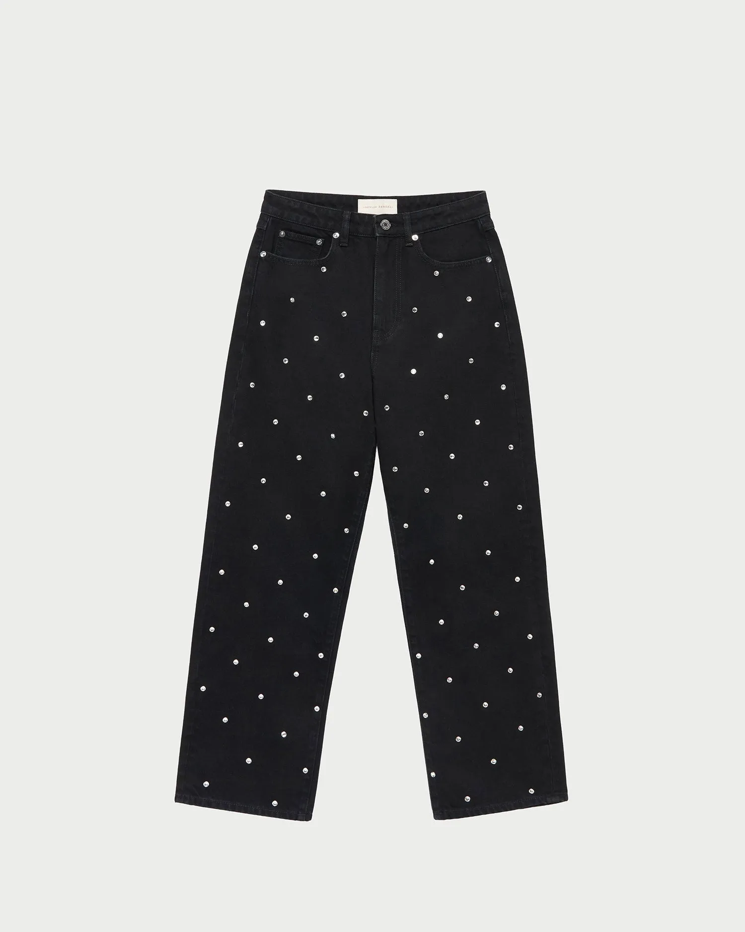 Winona Black/Crystal Denim Pant sold by Loeffler Randall product image thumbnail 2