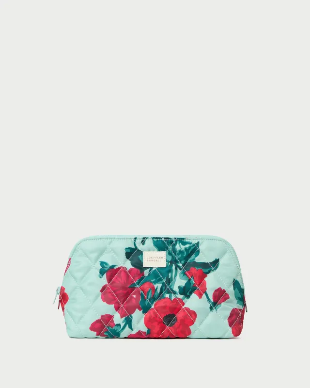 Frances Mint Floral Cosmetic Pouch sold by Loeffler Randall
