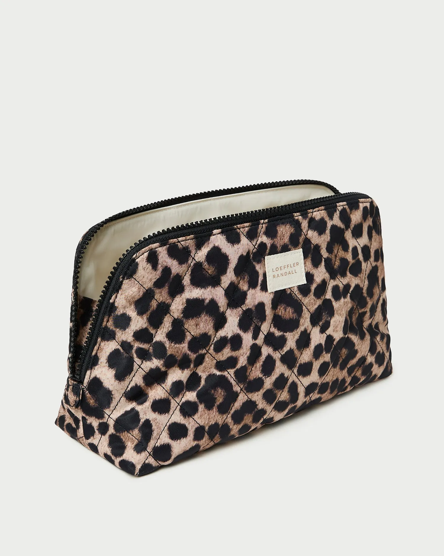 Frances Brown/Leopard Cosmetic Pouch sold by Loeffler Randall product image thumbnail 3