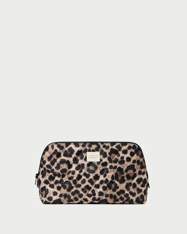 Frances Brown/Leopard Cosmetic Pouch sold by Loeffler Randall