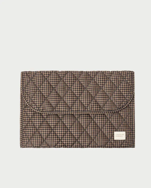 Faris Brown/Black Check Laptop Sleeve sold by Loeffler Randall