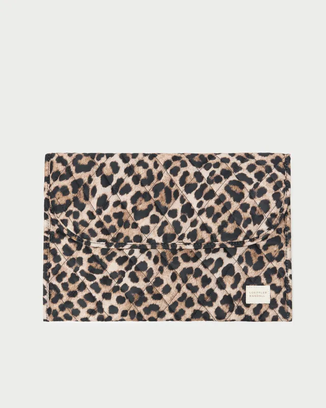 Faris Brown/Leopard Laptop Sleeve sold by Loeffler Randall