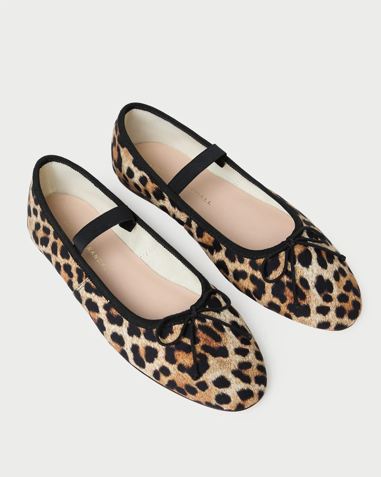 Leonie Leopard Jersey Ballet Flat sold by Loeffler Randall product image thumbnail 4