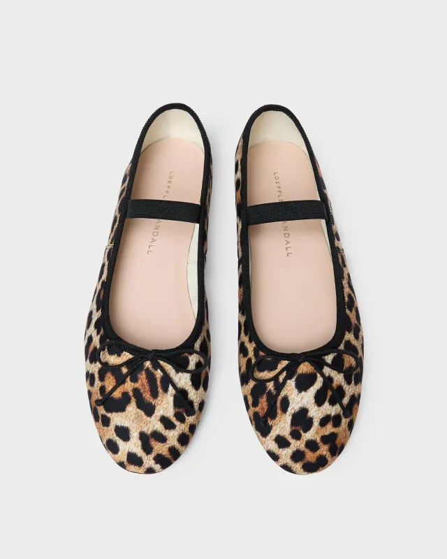 Leonie Leopard Jersey Ballet Flat sold by Loeffler Randall