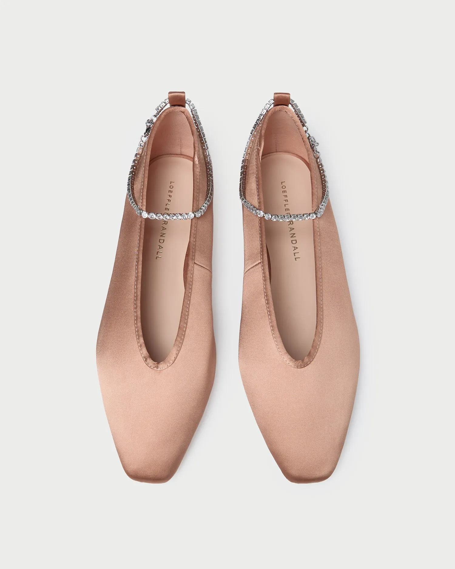 Emery Blush/Crystal Ballet Flat sold by Loeffler Randall