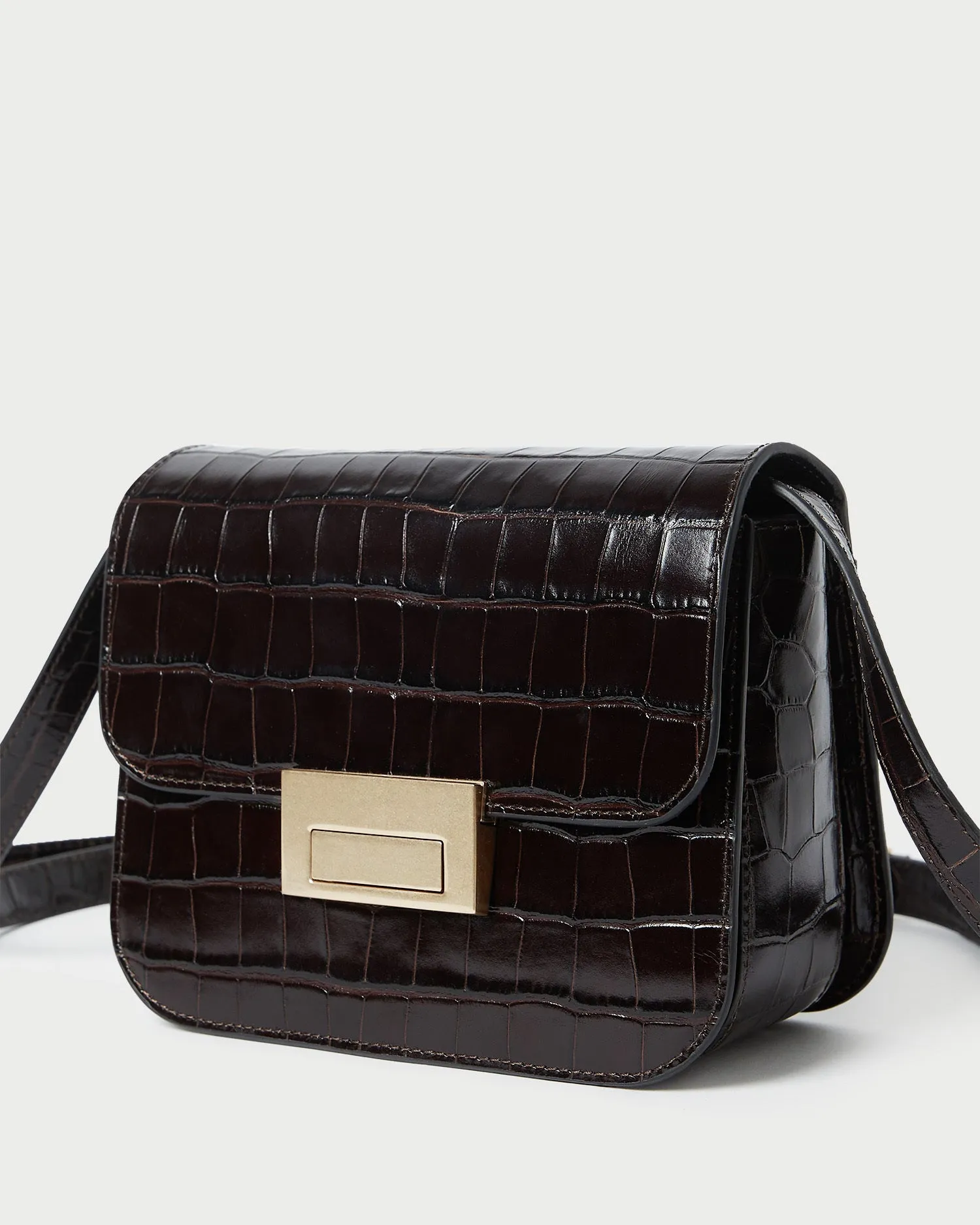 Desi Crocodile Leather Crossbody sold by Loeffler Randall product image thumbnail 2