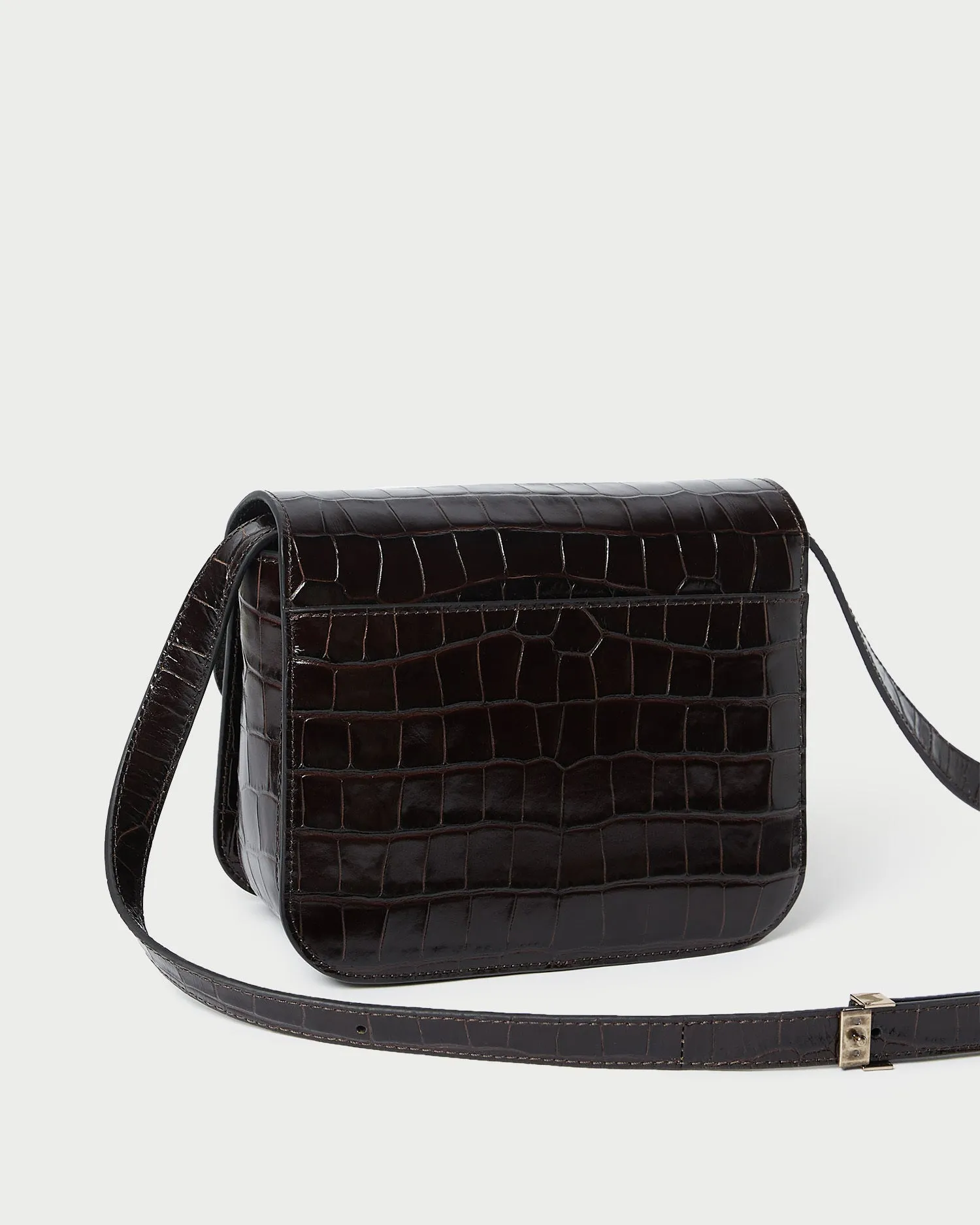 Desi Crocodile Leather Crossbody sold by Loeffler Randall product image thumbnail 3