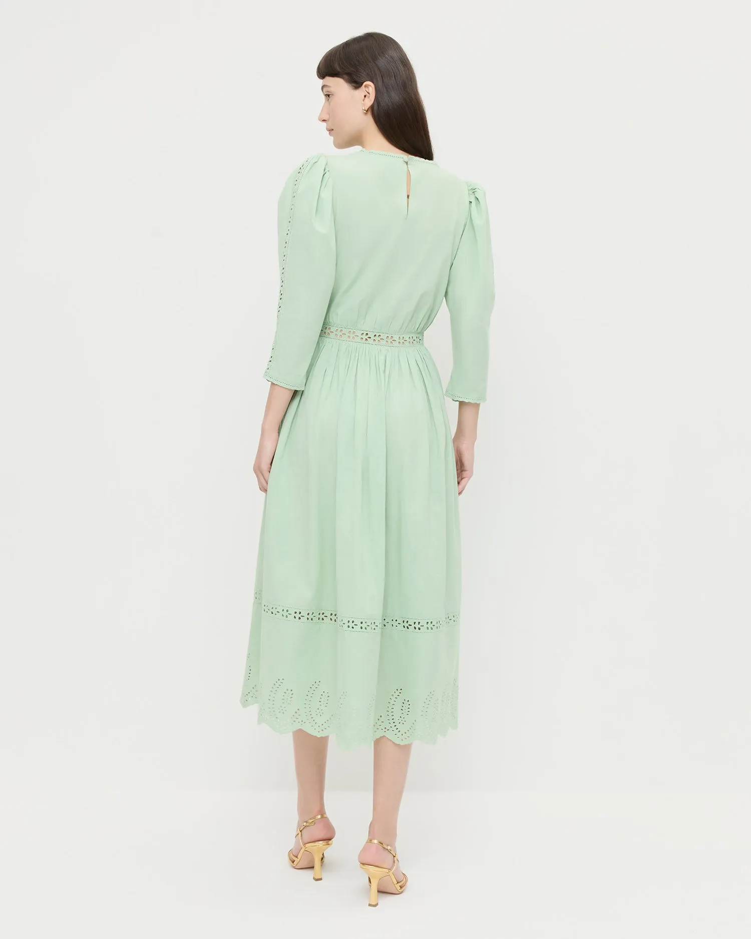 Thelma Eyelet Dress sold by Loeffler Randall product image thumbnail 3