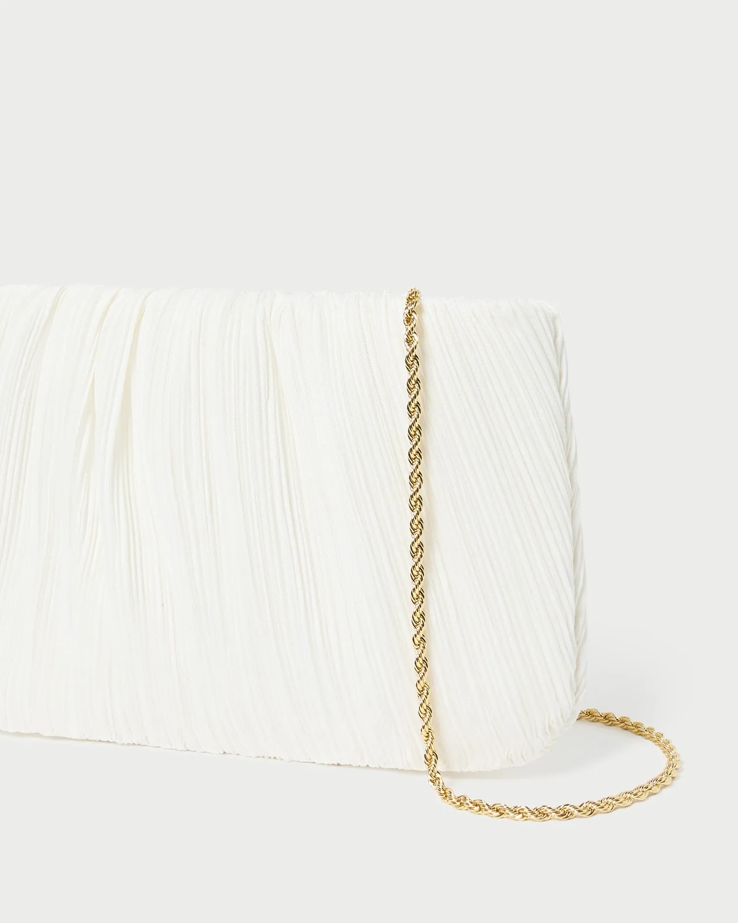 Brit White Flat Pleated Clutch sold by Loeffler Randall product image thumbnail 2