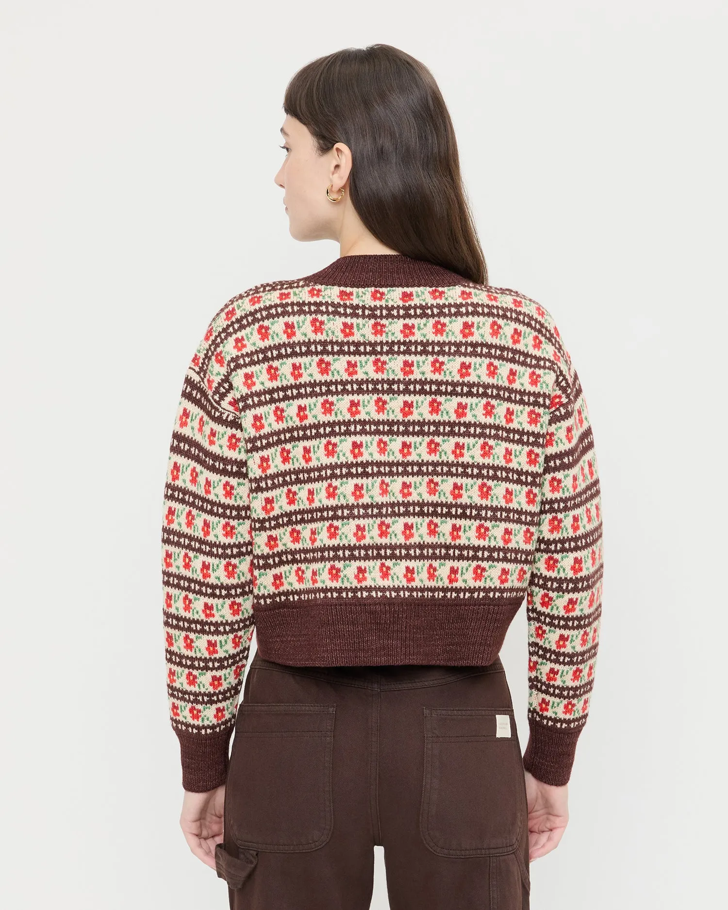 Idris Intarsia Cardigan sold by Loeffler Randall product image thumbnail 3