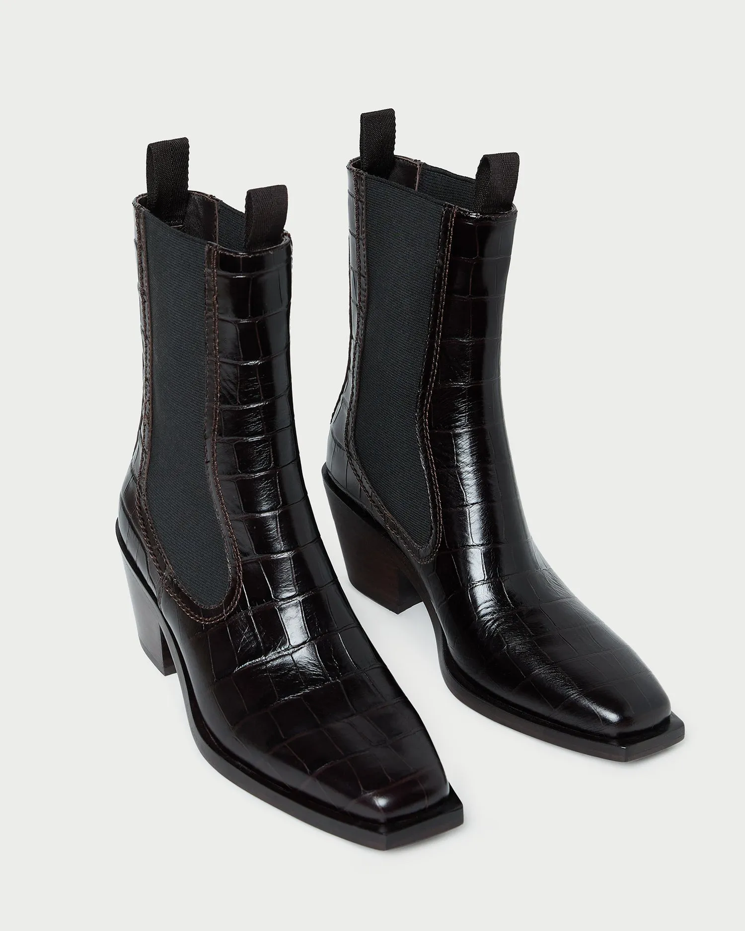 Nat Crocodile Leather Ankle Boot sold by Loeffler Randall product image thumbnail 3