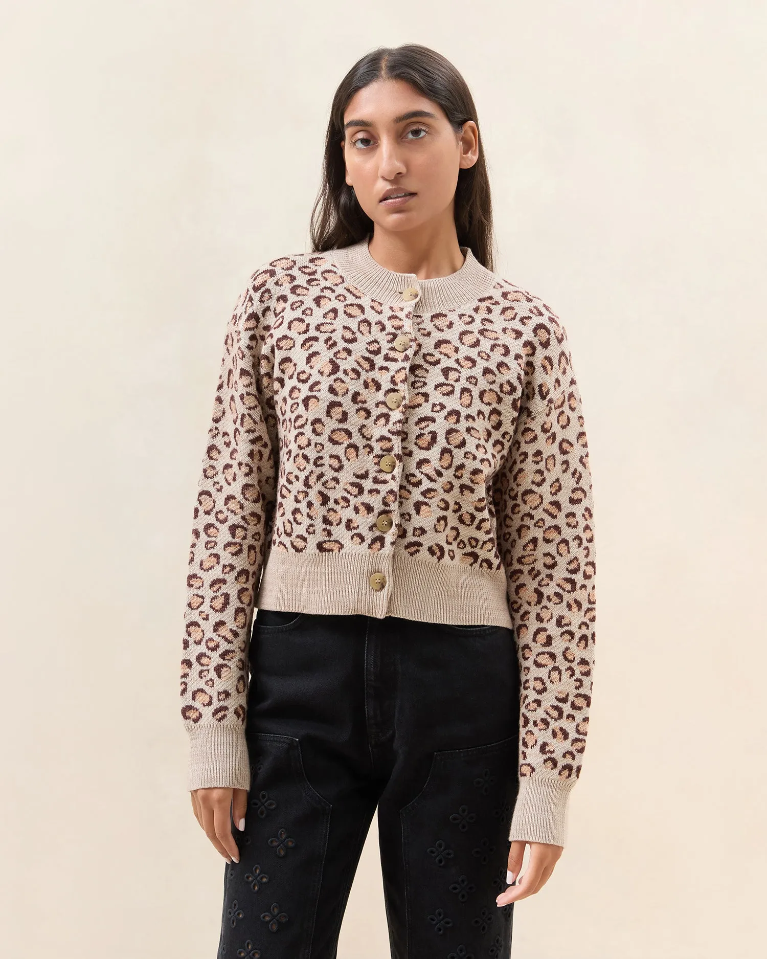 Idris Intarsia Cardigan sold by Loeffler Randall product image thumbnail 4