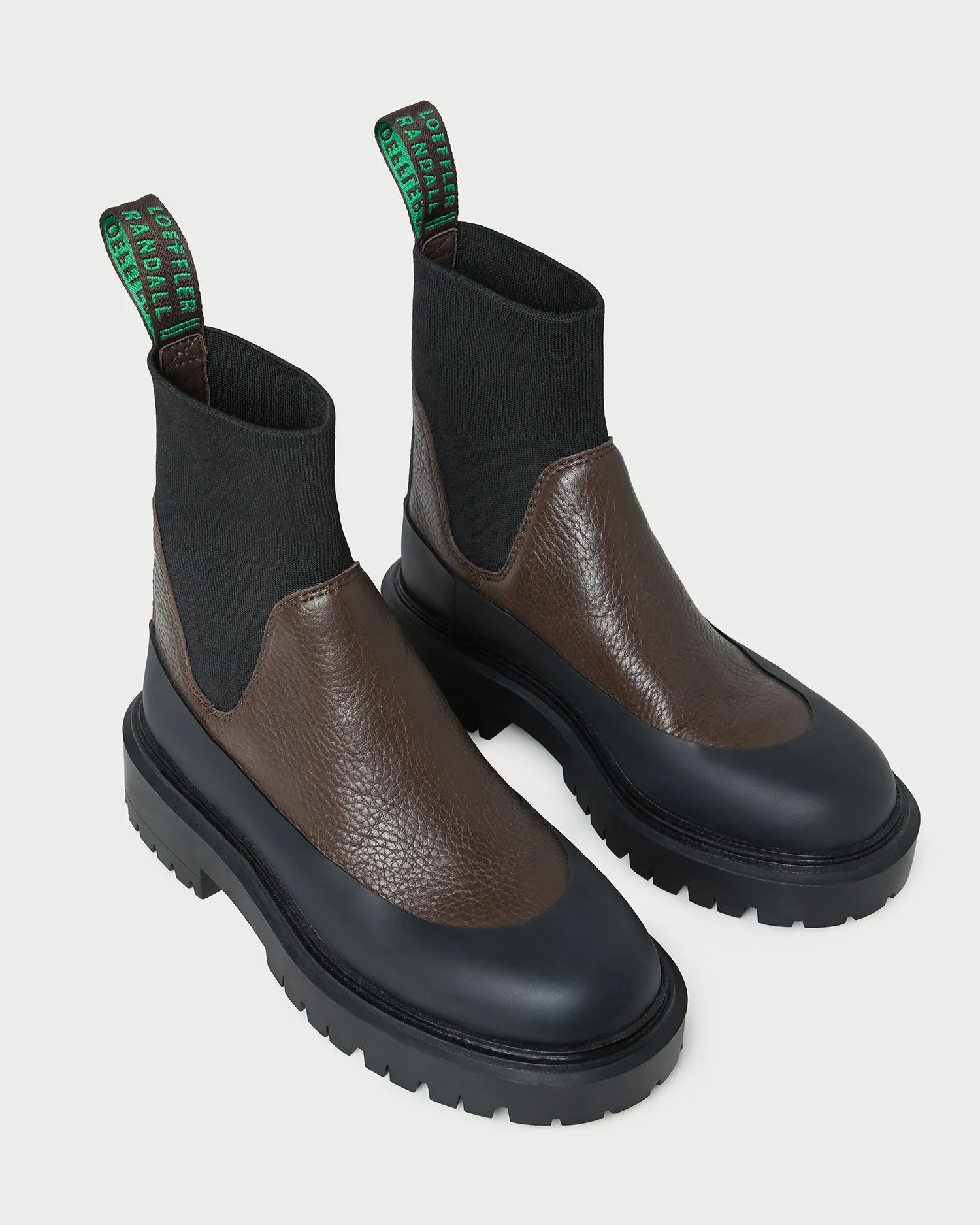 Suri Brown Leather Lug Boot sold by Loeffler Randall product image thumbnail 3