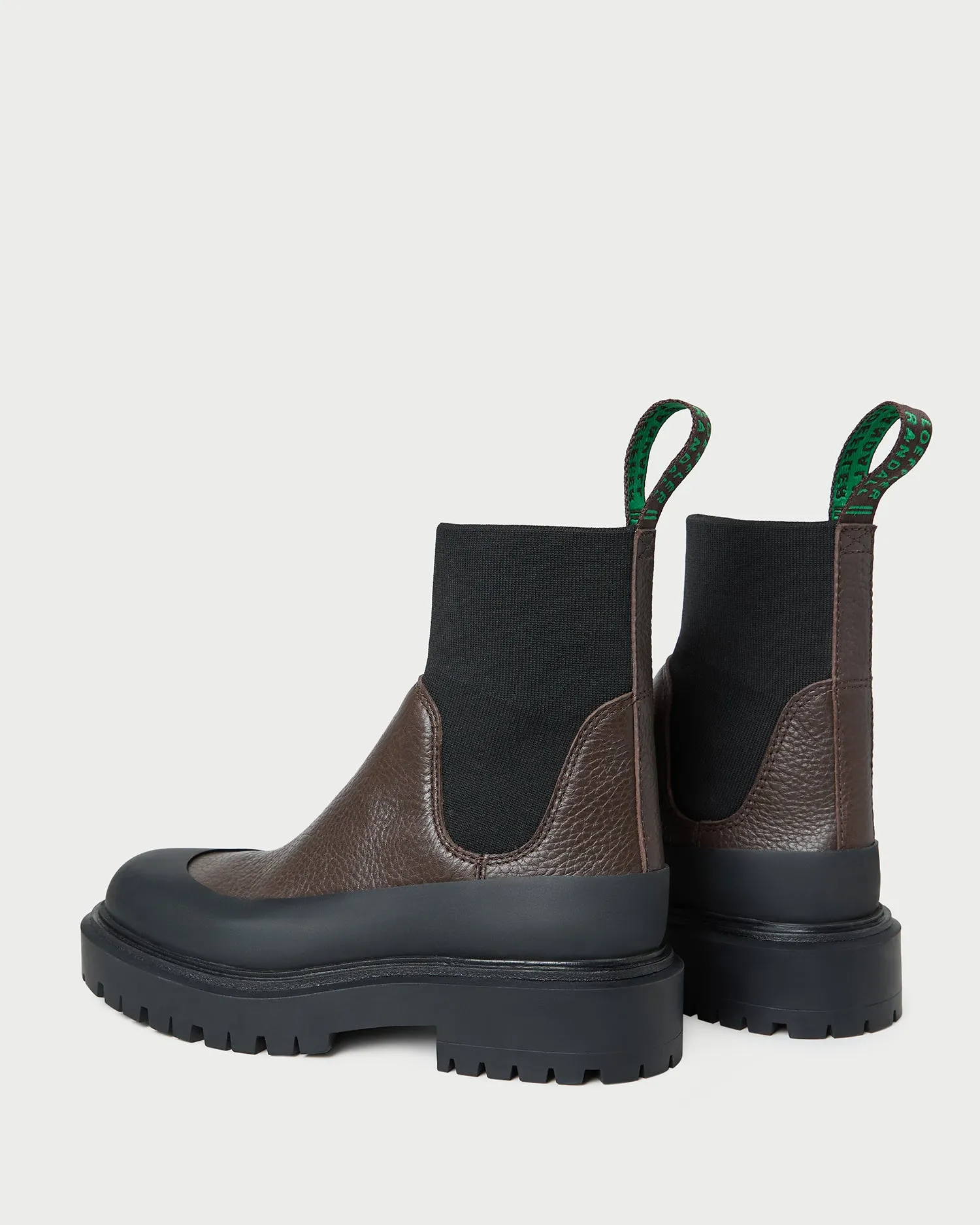 Suri Brown Leather Lug Boot sold by Loeffler Randall product image thumbnail 4