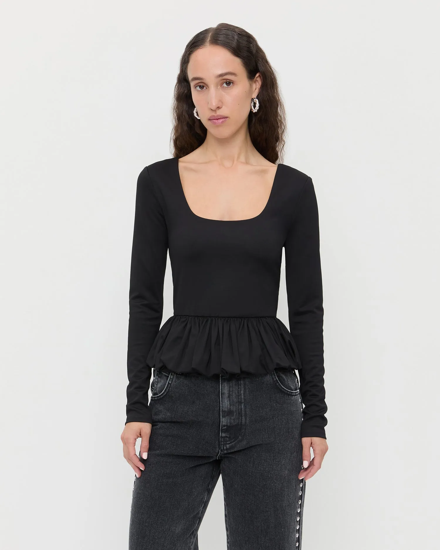 Posie Peplum Top sold by Loeffler Randall
