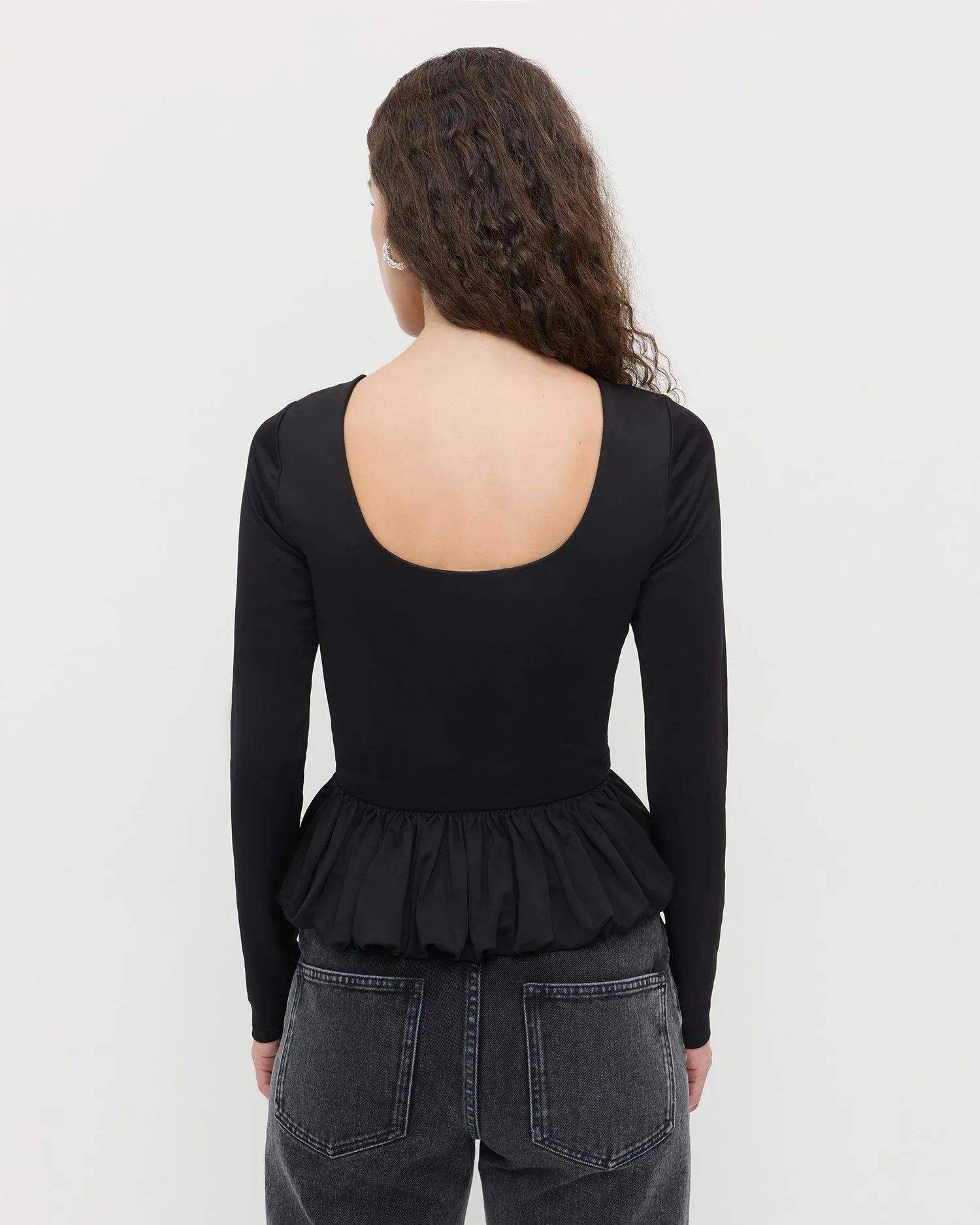 Posie Peplum Top sold by Loeffler Randall product image thumbnail 3